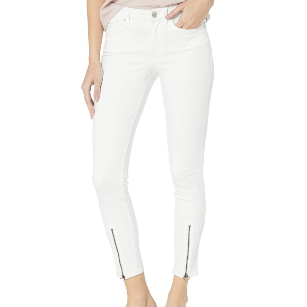 William Rast Ankle Skinny Jeans w/front zippers